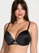 Бюстгальтер Sparkle Crystal Shine Cradle Push-Up Bra Victoria’s Secret Чорний 34C - изображение 1