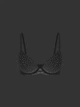 Бюстгальтер Sparkle Crystal Shine Cradle Push-Up Bra Victoria’s Secret Чорний 34C - изображение 3