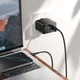 Мережевий зарядний пристрій Borofone BAS17A Erudite GaN 65W (USB-C + USB-A) + кабель Type-C to Type-C - зображення 7