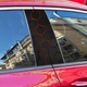 Наклейки на стойки дверей авто ARB 3D TUNING STUDIO Соты Ч 500х220х0.15мм=2штуки - изображение 2