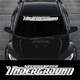 Наклейка на лобовое стекло ARB 3D TUNING STUDIO Need for speed underground 900х120х0.075мм - изображение 2