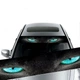 Наклейка на лобовое стекло ARB 3D TUNING STUDIO Глаза З 1350х210х0.15мм без подсветки - изображение 1