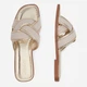 Женские шлепанцы JENNY WS24006-03 5904862786520 37 24.1 см Бежевые (5904862786629) - изображение 6