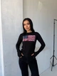 Жіночий лонгслів з принтом Uaclothes 42-44 Чорний (like37257-176901349) - изображение 4