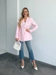 Жіночий класичний жакет з V-подібним вирізом Uaclothes 42-44 Рожевий (like37219-176511349) - изображение 1