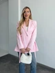 Жіночий класичний жакет з V-подібним вирізом Uaclothes 42-44 Рожевий (like37219-176511349) - изображение 3