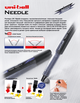 Ролер UNI EYE NEEDLE micro UB-185S 0.5мм, синій /UB-185S.Blue/ - зображення 7