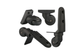 Наборы колес для ремонта тканевых чемоданов и сумок, колесики на подшипниках d - 49 mm, в наборе 4 блока - изображение 6