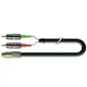 Кабель S-Video 4-pin на два разъема RCA диаметр 3.4×7.0 мм 1T-V15-01 длина 1 м позолоченные контакты - изображение 2