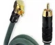 Кабель RCA для активного сабвуфера к источнику звука 10 м прямой–угловой штекер серия REFERENCE металл - изображение 2