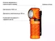 Фонарь Olight Perun 2 Mini. Orange - изображение 6