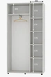 Шкаф-купе двухдверный Алекса ДСП 130*45*190 см Сосна Натти - изображение 2