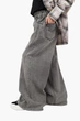 Джинсы wide leg для девочки 146 цвет серый YZTX KIDS ЦБ-00290305 - изображение 3