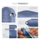 Силиконовый чехол для наушников Apple AirPods 3, Hang Case, фиолетовый, ультратонкий защитный кейс толщиной 2 мм, защита от царапин, пыли и ударов, компактный, с карабином для крепления, ArmorStandart (ARM60311) - изображение 5