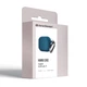 Силиконовый чехол для наушников Apple AirPods 3, Hang Case, синий, ультратонкий защитный кейс толщиной 2 мм, защита от царапин, пыли и ударов, компактный, с карабином для крепления, ArmorStandart (ARM60310) - изображение 8
