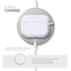 Силіконовий чохол для навушників Apple AirPods Pro 2 2022, Hang Case, білий, ультратонкий захисний кейс товщиною 2 мм, захист від подряпин, пилу та ударів, компактний, з карабіном для кріплення, ArmorStandart (ARM68586) - зображення 7