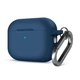 Силиконовый чехол для наушников Apple AirPods Pro 2 2022, Hang Case, синий, ультратонкий защитный кейс толщиной 2 мм, защита от царапин, пыли и ударов, компактный, с карабином для крепления, ArmorStandart (ARM68598) - изображение 1