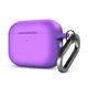 Силиконовый чехол для наушников Apple AirPods Pro 2 2022, Hang Case, фиолетовый, ультратонкий защитный кейс толщиной 2 мм, защита от царапин, пыли и ударов, компактный, с карабином для крепления, ArmorStandart (ARM68595) - изображение 1