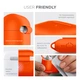 Силиконовый чехол для наушников Apple AirPods Pro 2 2022, Hang Case, оранжевый, ультратонкий защитный кейс толщиной 2 мм, защита от царапин, пыли и ударов, компактный, с карабином для крепления, ArmorStandart (ARM68594) - изображение 5