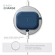 Силиконовый чехол для наушников Apple AirPods Pro 2 2022, Hang Case, синий, ультратонкий защитный кейс толщиной 2 мм, защита от царапин, пыли и ударов, компактный, с карабином для крепления, ArmorStandart (ARM68598) - изображение 7