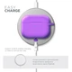 Силиконовый чехол для наушников Apple AirPods Pro 2 2022, Hang Case, фиолетовый, ультратонкий защитный кейс толщиной 2 мм, защита от царапин, пыли и ударов, компактный, с карабином для крепления, ArmorStandart (ARM68595) - изображение 7