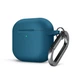 Силіконовий чохол для навушників Apple AirPods 4, Hang Case, синій, ультратонкий захисний кейс товщиною 2 мм, захист від подряпин, пилу та ударів, компактний, з карабіном для кріплення, ArmorStandart (ARM81281) - зображення 1