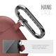 Силиконовый чехол для наушников Apple AirPods 4, Hang Case, коричневый, ультратонкий защитный кейс толщиной 2 мм, защита от царапин, пыли и ударов, компактный, с карабином для крепления, ArmorStandart (ARM81294) - изображение 4