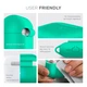 Силиконовый чехол для наушников Apple AirPods 4, Hang Case, бирюзовый, ультратонкий защитный кейс толщиной 2 мм, защита от царапин, пыли и ударов, компактный, с карабином для крепления, ArmorStandart (ARM81287) - изображение 5
