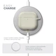 Силіконовий чохол для навушників Apple AirPods 4, Hang Case, бежевий, ультратонкий захисний кейс товщиною 2 мм, захист від подряпин, пилу та ударів, компактний, з карабіном для кріплення, ArmorStandart (ARM81279) - зображення 7
