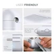 Силиконовый чехол для наушников Apple AirPods 4, Hang Case, белый, ультратонкий защитный кейс толщиной 2 мм, защита от царапин, пыли и ударов, компактный, с карабином для крепления, ArmorStandart (ARM81295) - изображение 5