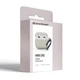Силіконовий чохол для навушників Apple AirPods 4, Hang Case, бежевий, ультратонкий захисний кейс товщиною 2 мм, захист від подряпин, пилу та ударів, компактний, з карабіном для кріплення, ArmorStandart (ARM81279) - зображення 8