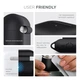 Силиконовый чехол для наушников Apple AirPods 4, Hang Case, черный, ультратонкий защитный кейс толщиной 2 мм, защита от царапин, пыли и ударов, компактный, с карабином для крепления, ArmorStandart (ARM81277) - изображение 5