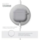 Силиконовый чехол для наушников Apple AirPods 4, Hang Case, серый, ультратонкий защитный кейс толщиной 2 мм, защита от царапин, пыли и ударов, компактный, с карабином для крепления, ArmorStandart (ARM81284) - изображение 7