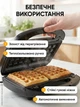 Мультимейкер бутербродница вафельница сэндвичница гриль орехокол электрическая универсальная мультипекар сменные формы для вафель тостов гриля с антипригарным покрытием 4в1 - изображение 6