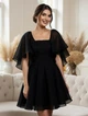 Коротка чорна ошатна сукня з пишною спідницею FashionYouWant S чорний 43247460 - зображення 1
