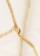 Цепочка женская двойная с подковой и камушком Fashion Jewelry Золотистая 19931 - изображение 3