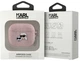 Etui Karl Lagerfeld Monogram Karl & Choupette Head do Apple AirPods 3 Pink (3666339283698) - obraz 3