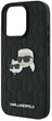 Панель Karl Lagerfeld Monogram Karl & Choupette Head Pin для Apple iPhone 16 Pro Black (3666339329389) - зображення 5