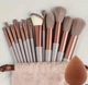 Набор кистей для макияжа Soft Fluffy brown - изображение 1
