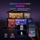 Розумна світлодіодна стрічка SwitchBot RGBWW (5 м) ,підтримка Matter, Apple Home та Google Home, музична синхронізація - Уцінка - зображення 4