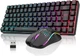 Беспроводная игровая клавиатура и мышь RedThunder K84 75% с радужной подсветкой - изображение 1