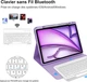 Клавіатура JADEMALL AZERTY із французькою розкладкою для iPad Air 13 дюймів - зображення 3
