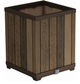 Горщик для квітів Keter Deco square planter 261033 горіх - изображение 1