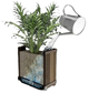 Горщик для квітів Keter Deco rectangle planter 261034 горіх - изображение 2