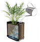 Горщик для квітів Keter Deco square planter 261033 горіх - изображение 5