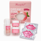 Набор для ухода за губами от сухости и шелушения Beauty host (Бьюти Хост) Dream Pink Lip Care Series 3,5 г + 15 г + 12 г + 2 маски - изображение 1