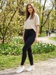Лосины Goddess pants со стразами черные размер L - изображение 1