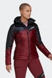 Жіночі пухові куртки TERREX Techrock Down Hooded Jacket червоний з чорним M - изображение 6