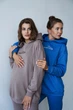Костюм для беременных и кормящих мам с секретом для кормления на молнии M Мамин Дом синий - изображение 9
