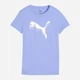 Футболка хлопковая женская Puma Ess Metallic Tee 68499560 2XL Intense Lavender-Metallic Silver (4069161741692) - изображение 4